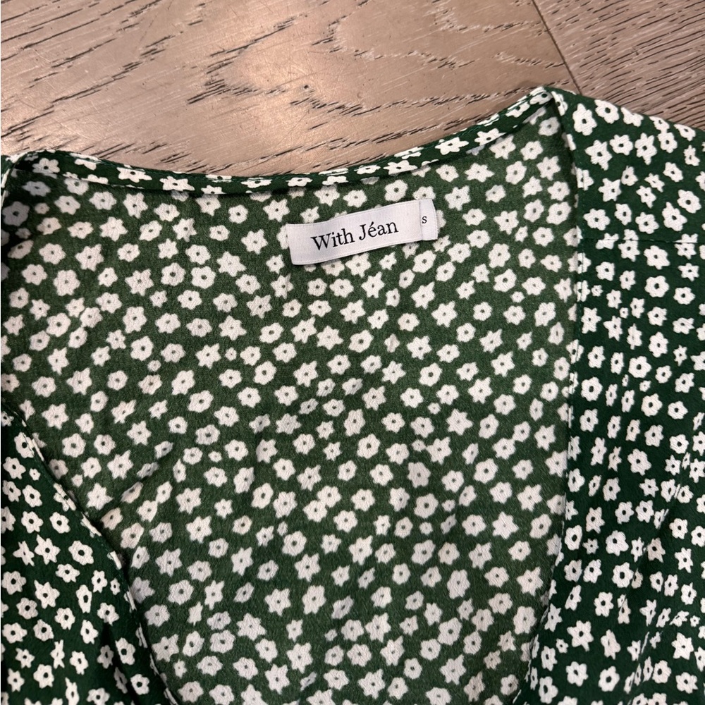Green With Jean Top - Picture 3 of 4